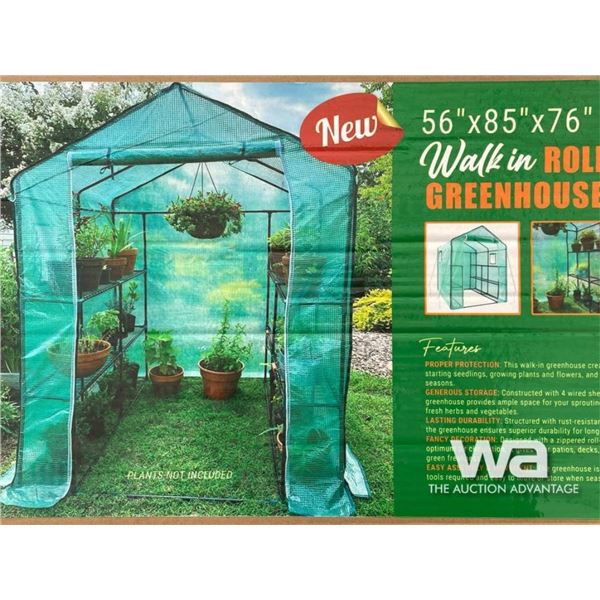 ROLL UP GREENHOUSE & SHELVES