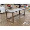 Image 2 : 7.5 FT. HEAVY DUTY STEEL WORK TABLE