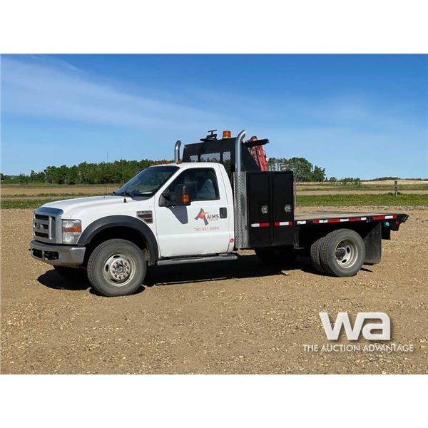 2008 FORD F550 XLT BOOM TRUCK