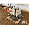 Image 1 : 50GAL POLY TANK, GRINDER STAND, 3" WATER LINE