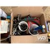 Image 8 : (2) BEIGE STOOLS, WRENCHES,SOCKETS