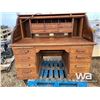 Image 5 : OAK ROLL TOP DESK