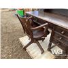 Image 11 : ANTIQUE BANKERS DESK