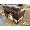 Image 3 : ANTIQUE BANKERS DESK