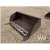 Image 1 : 60 IN SKID STEER DIRT BUCKET