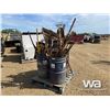 Image 1 : (2) BARRELS OF SHOVELS, BROOMS,CHAINS & BOOMERS