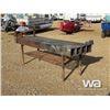 Image 1 : 29" X 8 FT. STEEL WELDING TABLE