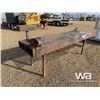 Image 2 : 29" X 8 FT. STEEL WELDING TABLE