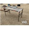Image 1 : 30" X 6 FT. STEEL WORK BENCH