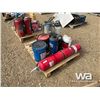 Image 1 : OIL PAILS, FIRE EXTINGUISHER, HAND PRESSURE PUMP