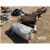 Image 1 : GRAY RAIN TARP, AIR HOSE, ASSORTED TOOLS