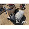 Image 2 : GRAY RAIN TARP, AIR HOSE, ASSORTED TOOLS