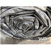 Image 8 : GRAY RAIN TARP, AIR HOSE, ASSORTED TOOLS