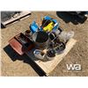 Image 1 : BENCH GRINDER, ASSORTED TOOLS