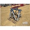 Image 2 : (3) ALUIMINUM SAWHORSES