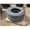 Image 2 : (2) GRIZZLY 11R24.5 TRUCK STEERING TIRES