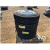 Image 1 : (4) GRIZZLY 11R22.5 TRUCK TIRES ON STEEL RIMS