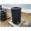 Image 1 : (UNUSED) (4) 12-16.5 SKID STEER TIRES