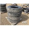 Image 2 : (4) BRIDGESTONE 11R22.5 TIRES