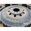 Image 2 : (4) 11R24.5 TRUCK TIRES & RIMS