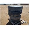 Image 1 : (5) 11R24.5 TRUCK TIRES