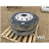 Image 1 : (2) LONGMARCH LM528 11R 24.5 TIRES & RIMS
