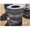 Image 1 : (4) SALUN 11R24.5 TRUCK TIRES