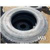 Image 2 : (4) SALUN 11R24.5 TRUCK TIRES