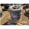 Image 1 : (5) TOYO WRANGLER LT235/80R17 TRUCK TIRES & RIMS