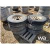 Image 2 : (6) 235/85R16 TRAILER TIRES & RIMS