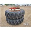 Image 2 : 18.4 X 38 CLAMP ON DUAL TRACTOR TIRES
