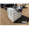 Image 2 : 300 GAL TOTE TANK & ELECTRIC PUMP