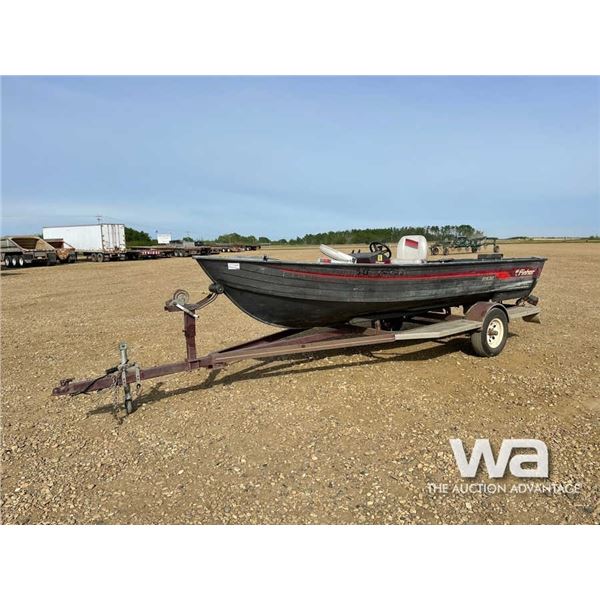 FISCHER SV 16 ALUMINUM BOAT