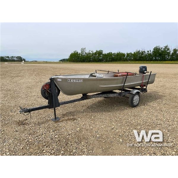 ALCAN ALUMINUM BOAT & MOTOR