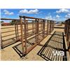 Image 2 : (2) FREESTANDING 6 X 24 FT. PANELS W/ 8 FT. GATE