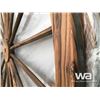 Image 8 : (5) WOODEN WHEELS