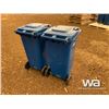 Image 3 : (2) BLUE RECYCLING BINS