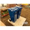 Image 2 : (2) BLUE RECYCLING BINS