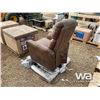 Image 4 : (UNUSED) POWER LIFT RECLINER CHAIR