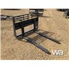 Image 2 : SKID STEER 48" PALLET FORKS