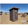 Image 2 : BROWN 2 SEATER OUTHOUSE