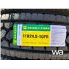 Image 3 : (UNUSED) (8) GRIZZLY 11R24.5 TRUCK DRIVE TIRES