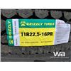 Image 3 : (UNUSED) (8) GRIZZLY 11R22.5 TRUCK DRIVE TIRES