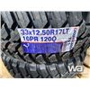Image 3 : (UNUSED) (4) CROSSLEADER 33X12.5R17 TIRES