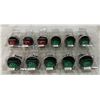 Image 2 : Lot of Fuji Indicator Lights #DR30D0L-E3R & #DR30D0L-E3G