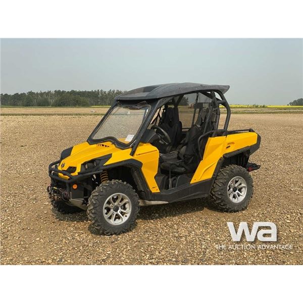 2015 CAN-AM COMMANDER XT 1000 SIDE BY SIDE ATV