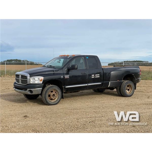 2007 DODGE 3500 CREW CAB DUALLY PICKUP
