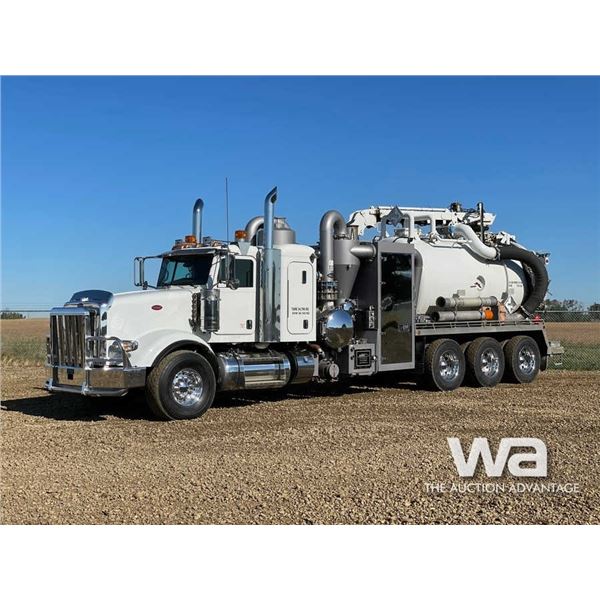 2014 PETERBILT 367 TRI-DRIVE HYDRO VAC TRUCK