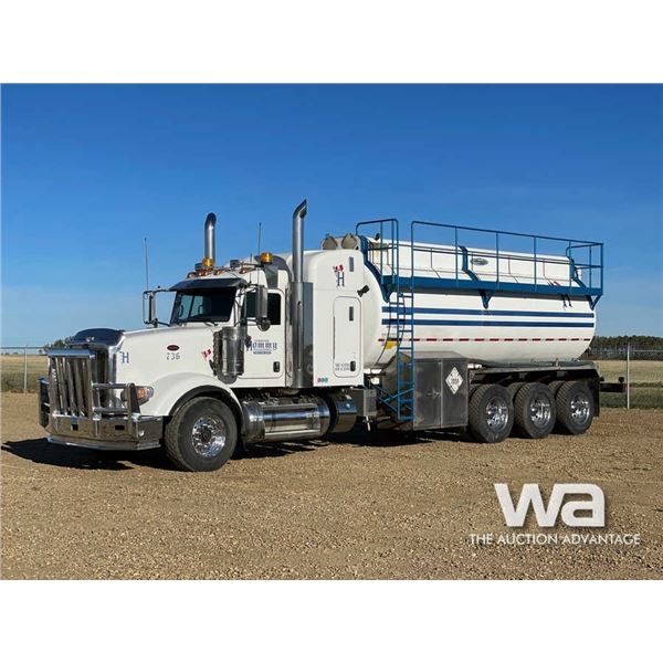 2012 PETERBILT 367 TRI/A SLEEPER TANK TRUCK