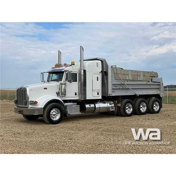 2013 PETERBILT 367 TRI-DRIVE DUMP TRUCK